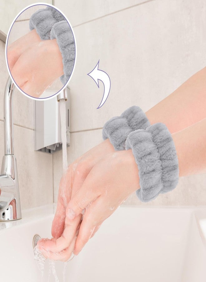 Guduling 10 Pcs Arm Bands for Washing Face,Wrist Cuffs for Washing Face,Skincare Wristbands,Faces Wash Wristband,Wrist Bands for Washings Faces for Girls Prevent Water from Spilling Down Your Arms - Image 4
